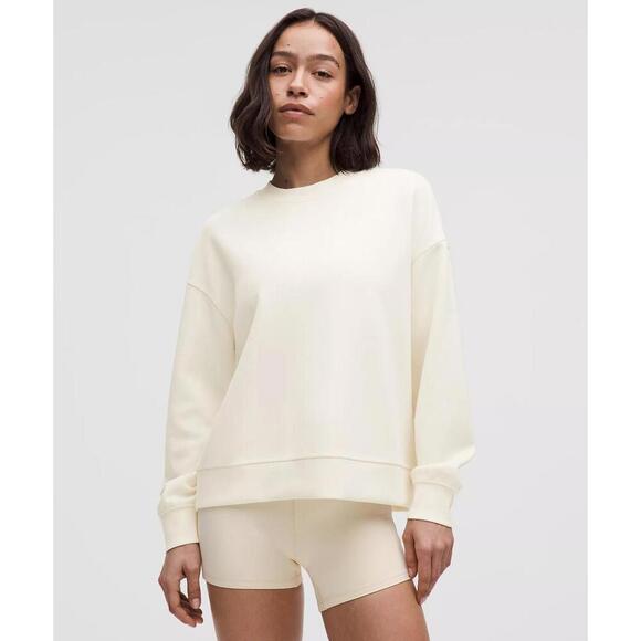Softstreme Crewneck Oversized Pullover - Light Ivory - Picture 1 of 4